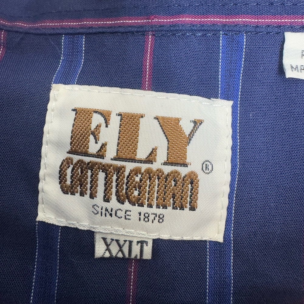 Ely Cattleman Vintage Pearl Snap Button Up - Picture 2 of 3